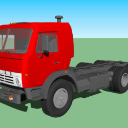 КамАЗ-55111 3D Модель