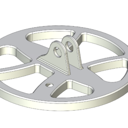 Корпус датчика для металлоискателя Квазар DD24 для 3D печати