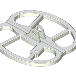 Корпус датчика металлоискателя Квазар DD28х26 для 3D печати