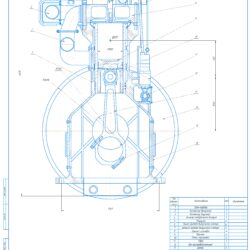 Расчет рабочего процесса и разработка конструкции судового ДВС (6ЧНСП 50/72)