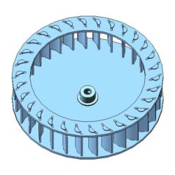 Крыльчатка вентилятора (Fan impeller 11830636YL)