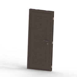 Дверь входная металлическая + МДФ накладка