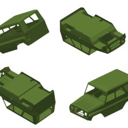 Модель кузова УАЗ-3151 "Хантер" (габаритная) Масштаб 1:1
