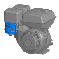 3D Модель двигателя  Zongshen 173F
