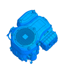 3D модель двигателя Zongshen XP620