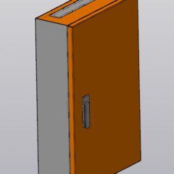 Шкаф электрический  со съемной панелью под автоматы