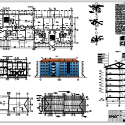 Архитектурно-конструктивная контрольная (расчетно-графическая) работа, реконструкция пятиэтажного жилого дома под квартиры для посемейного заселения
