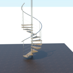 Винтовая лестница на 12 ступенек