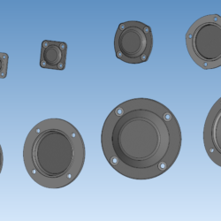 Крышки торцовые глухие по ГОСТу 13219-81 для корпусов подшипника качения диаметром 47-150 мм.