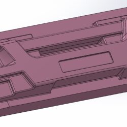 3D модель оснастки для выкладки переднего бампера грузового автомобиля КамАЗ из композиционных материалов