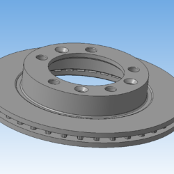 3D модель тормозного диска УАЗ Патриот