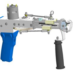Модель пистолета для тафтинга (Tufting gun)