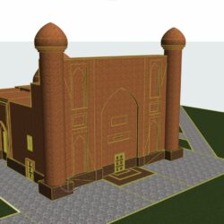 Мавзолей Карахана 3D Модель