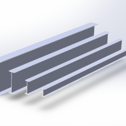 Библиотека двутавров ТУ У 01412851.001-95 для сварных деталей в SolidWorks