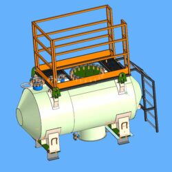 Резервуар для дизельного топлива 3 куба (Рабочий проект)