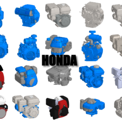 Каталог двигателей HONDA (Таких серий как GC; GX; GXH; GXV; iGX)