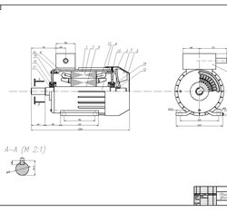 Проектирование трёхфазного асинхронного электродвигателя с короткозамкнутым ротором 4АС71B8У3