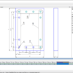 Пример библиотеки шаблонов типовых элементов Компас-3Д (моделирование плоских деталей).