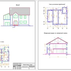Проектирование строительства кирпичного двухэтажного жилого дома