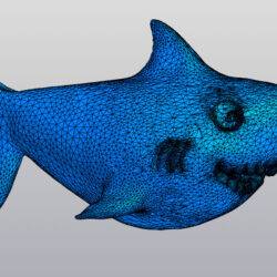 Семья акуленка 3D печать
