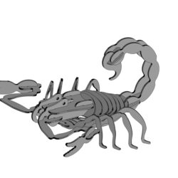 3D пазл "Скорпион"