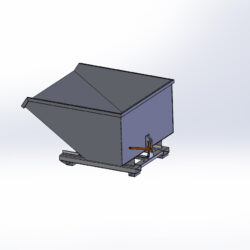 3D модель контейнера для вилочного погрузчика