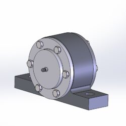 3D модель опоры барабана 3610
