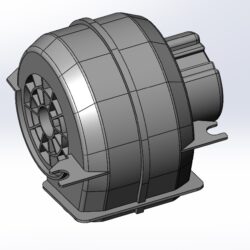 Электровентилятор отопителя 2108-8101091-24 (3D модель)