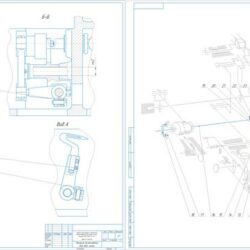 Механизм петлителя левой иглы швейной машинки GN 2000-3E фирми «Typical»