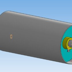 Модель приводного барабана диаметром 530 мм