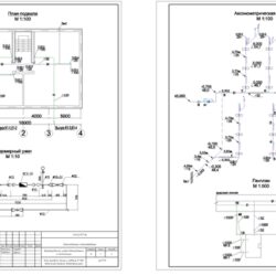 Расчёт систем водоснабжения и водоотведения жилого дома (9 этажей)