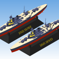 Линейные крейсера "Hood" и "Howe"