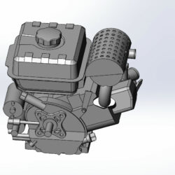 3D модель двигателя Lifan GS212E