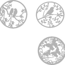 Подборка контуров для резки на металле (птички и бабочкки)