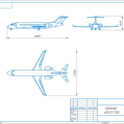 Расчёт аэродинамических характеристик самолёта ARJ21-700