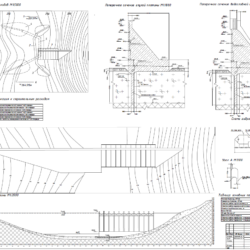 Проектирование глухой и водосливной бетонных плотин гидротехнического узла