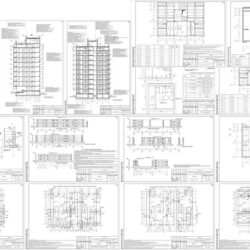 Конструктивные решения жилого 9-ти этажного дома
