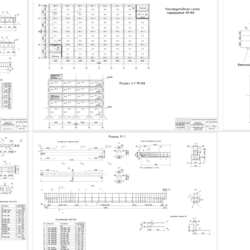 Проектирование несущих конструкций многоэтажного каркасного здания - конструктивная схема с поперечным расположением ригелей и шагом колонн (5,9∙5,5) м