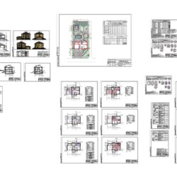 Индивидуальный жилой дом с цокольным этажем. площадью 384,10 кв.м. (раздел АР)