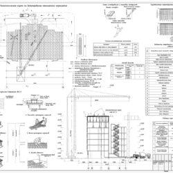 Разработка технологической карты на бетонирование плит перекрытия 24-этажного монолитного каркасного жилого дома