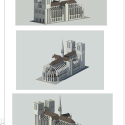 3D модель Собора Парижской Богоматери