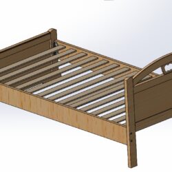 Кровать под матрас 90 см