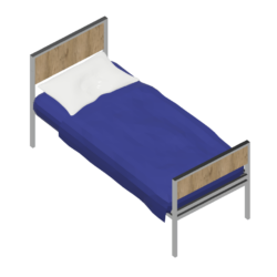 Кровать армейская, сделанная на основе приказа МО РФ 333