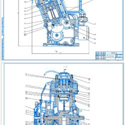 1-цилиндровый двигатель внутреннего сгорания МС-10