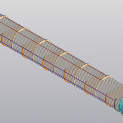 Рабочий проект модели для изготовления теплообменного оборудования Трубный пучок 1200ТПГ-4,0-М4/25Г-9-К-4