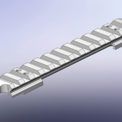 3D модель переходной планки для карабина Steyr Mannlicher SSG 69 PII
