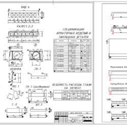 Расчет и проектирование железобетонных элементов многоэтажных домов (размер в плане 18×54 м)