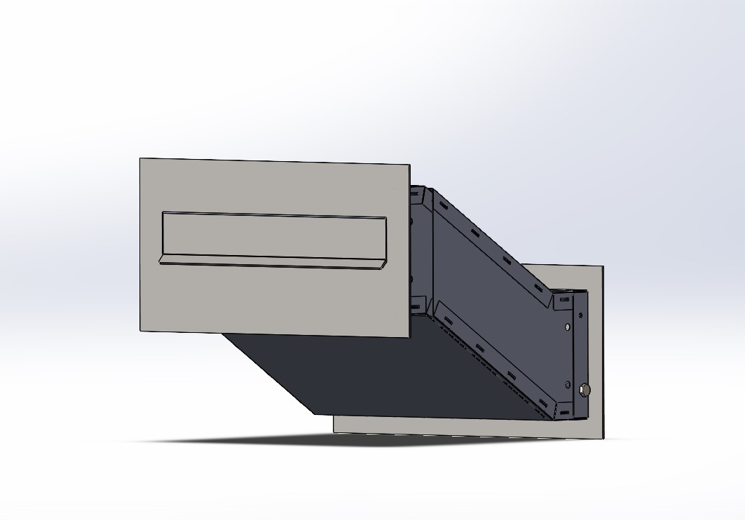 Встраиваемый почтовый ящик - Чертежи, 3D Модели, Проекты, Сварочное  производство